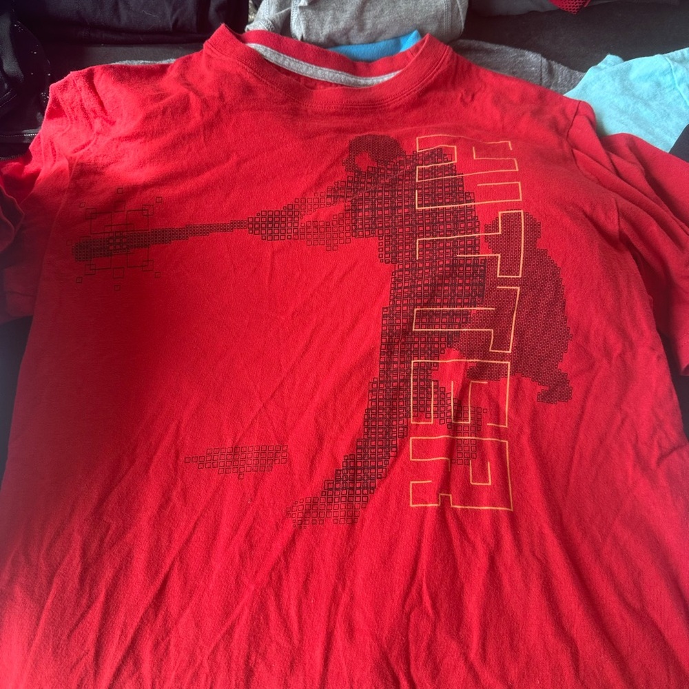 Nike Red Graphic Short Sleeve Tee